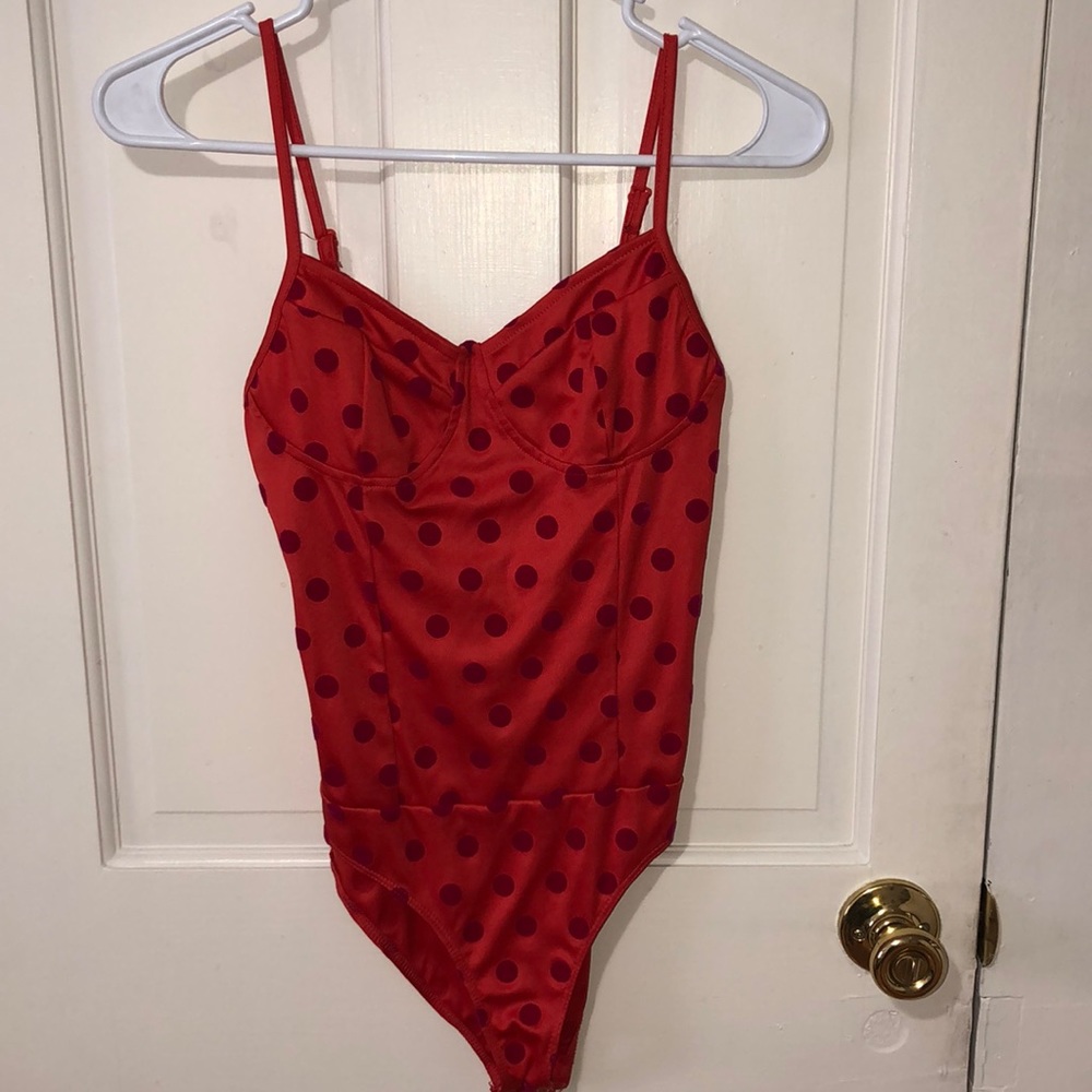 Polka dot leotard